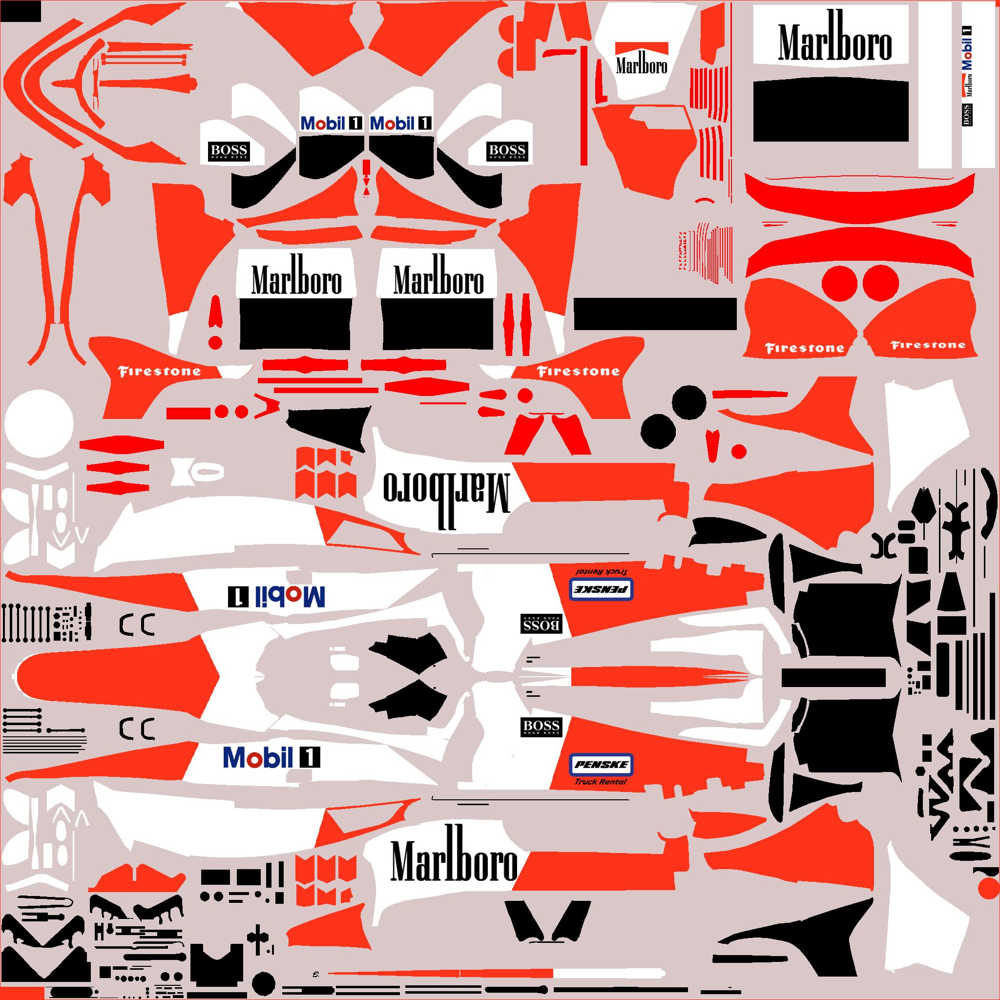 Preview of Dallara 2018 Marlboro Penske by Clyde Coman