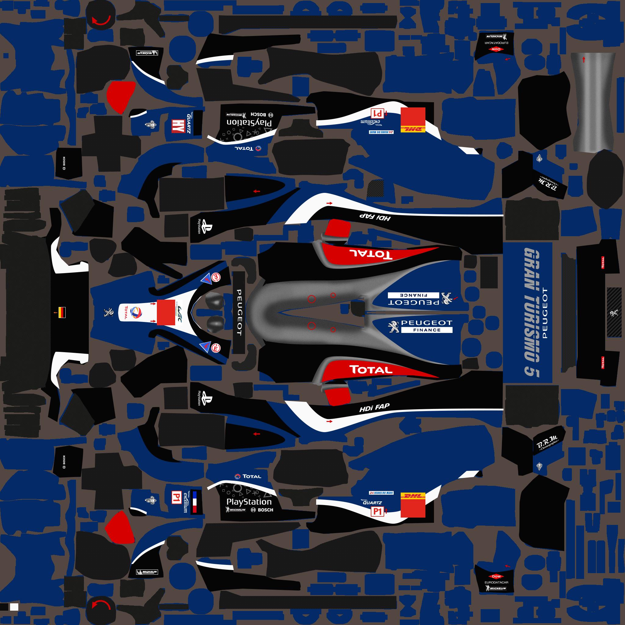 Preview of Peugeot 908 HDi FAP 2011 for audi R18 by Julien Ribouleau