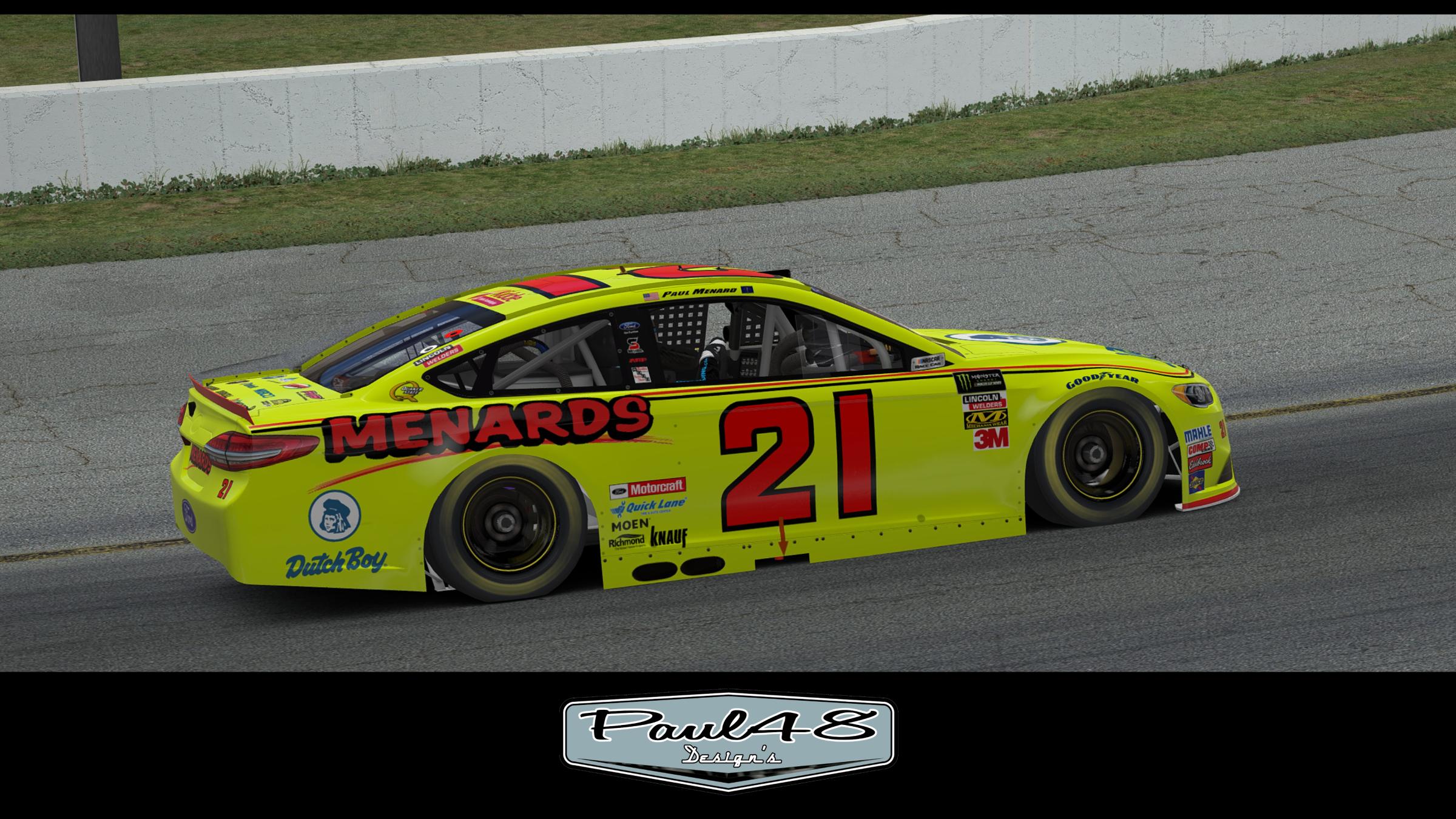 2018 Paul Menard Dutch Boy Paint by Thomas Sink Trading Paints
