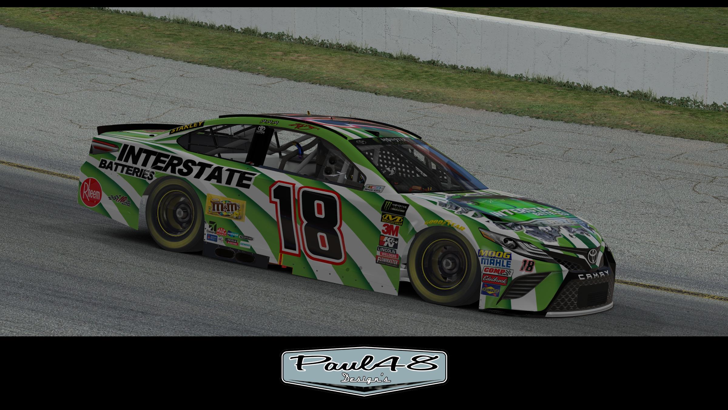 Preview of 2018 Kyle Busch Interstate Batteries by Thomas Sink