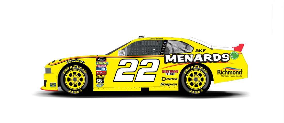 Preview of Austin Cindric #22 Menards 2018 NASCAR Xfinity Series ***Updated*** by Ryan Broderick