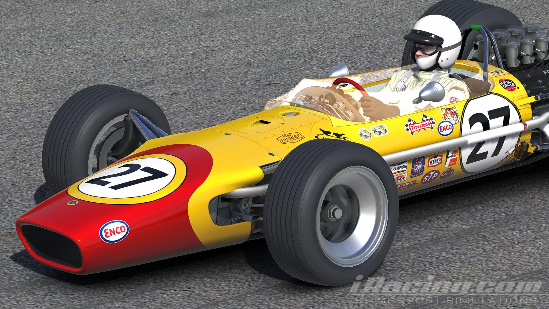 Preview of Billy Foster Vollsted Ford 1966 Indianapolis 500 inspired Lotus 49 by Simon J Shaw