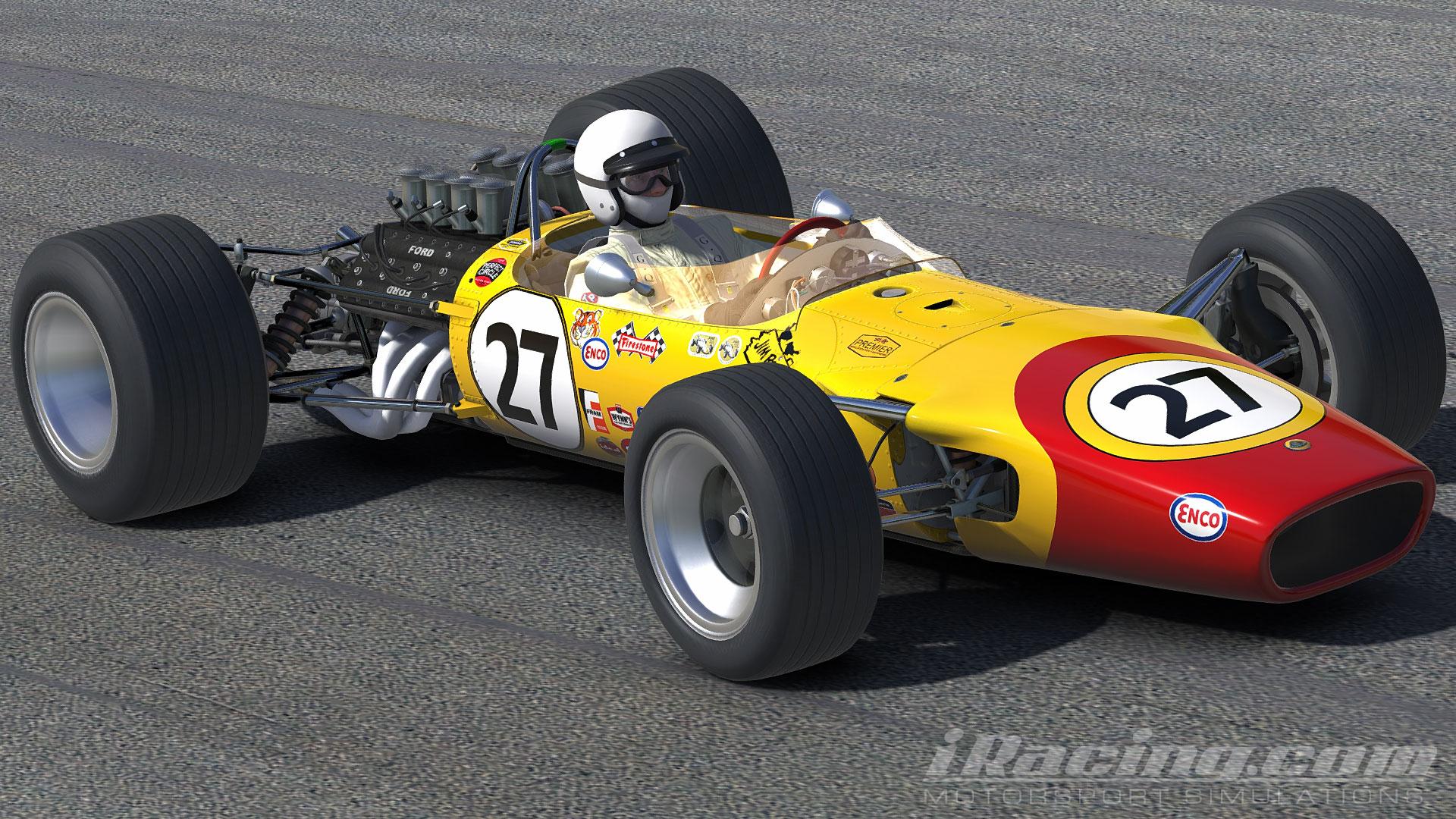 Preview of Billy Foster Vollsted Ford 1966 Indianapolis 500 inspired Lotus 49 by Simon J Shaw