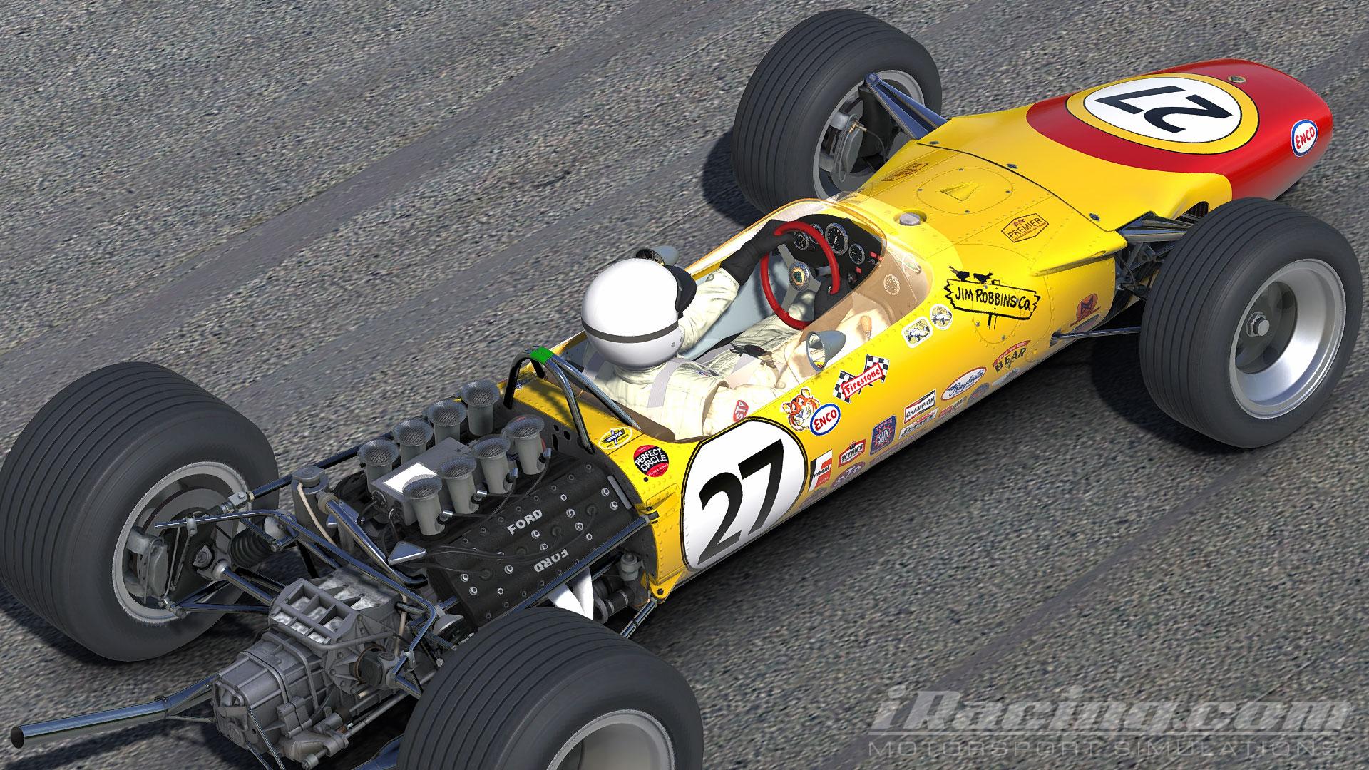 Preview of Billy Foster Vollsted Ford 1966 Indianapolis 500 inspired Lotus 49 by Simon J Shaw