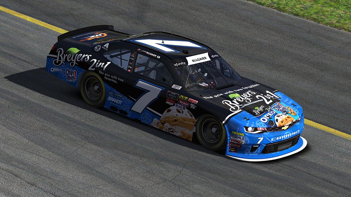 Preview of 2018 Justin Allgaier Breyers 2in1 Chevrolet Camaro by Jordan Erickson