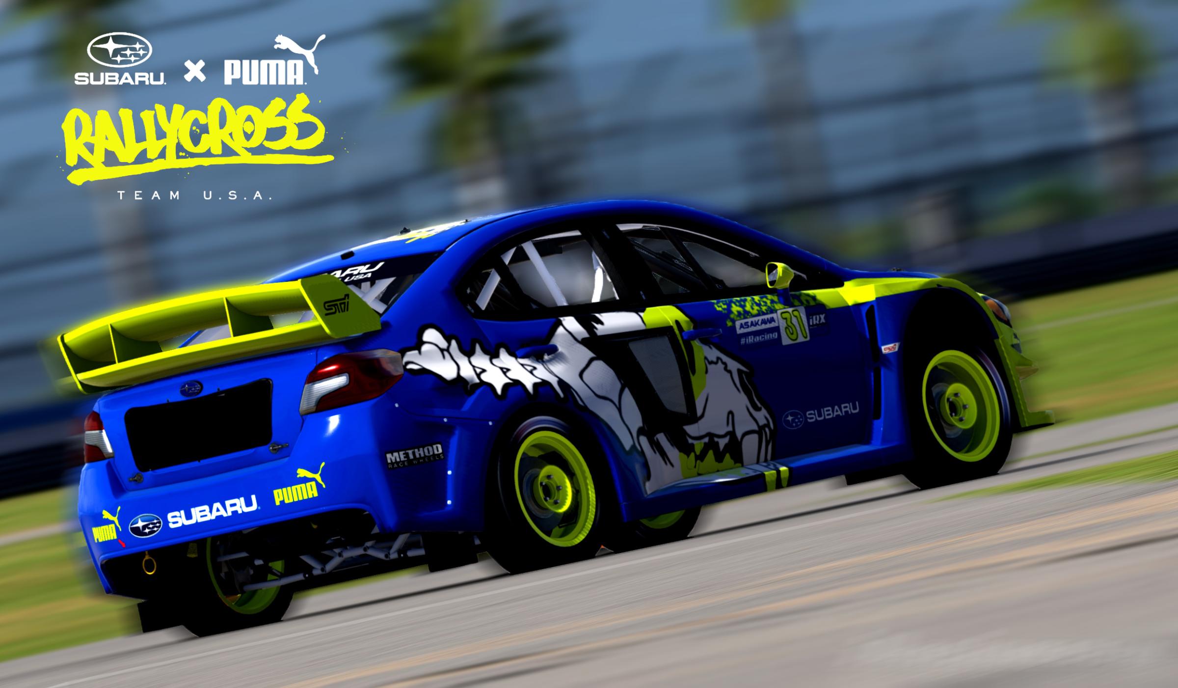 Preview of SUBARU X PUMA Rallycross subaru blue lime yellow by Yuji Asakawa