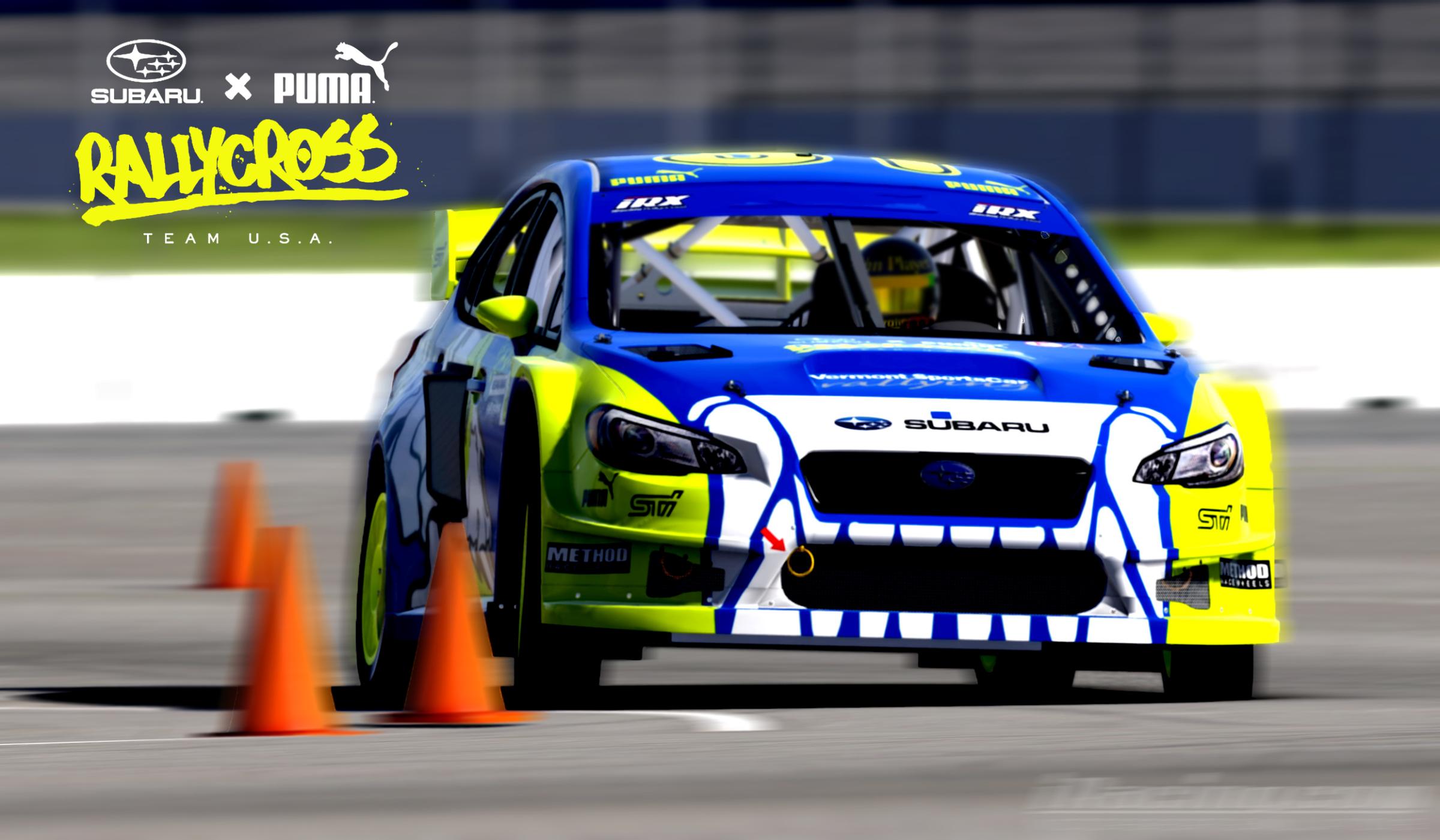 Preview of SUBARU X PUMA Rallycross subaru blue lime yellow by Yuji Asakawa