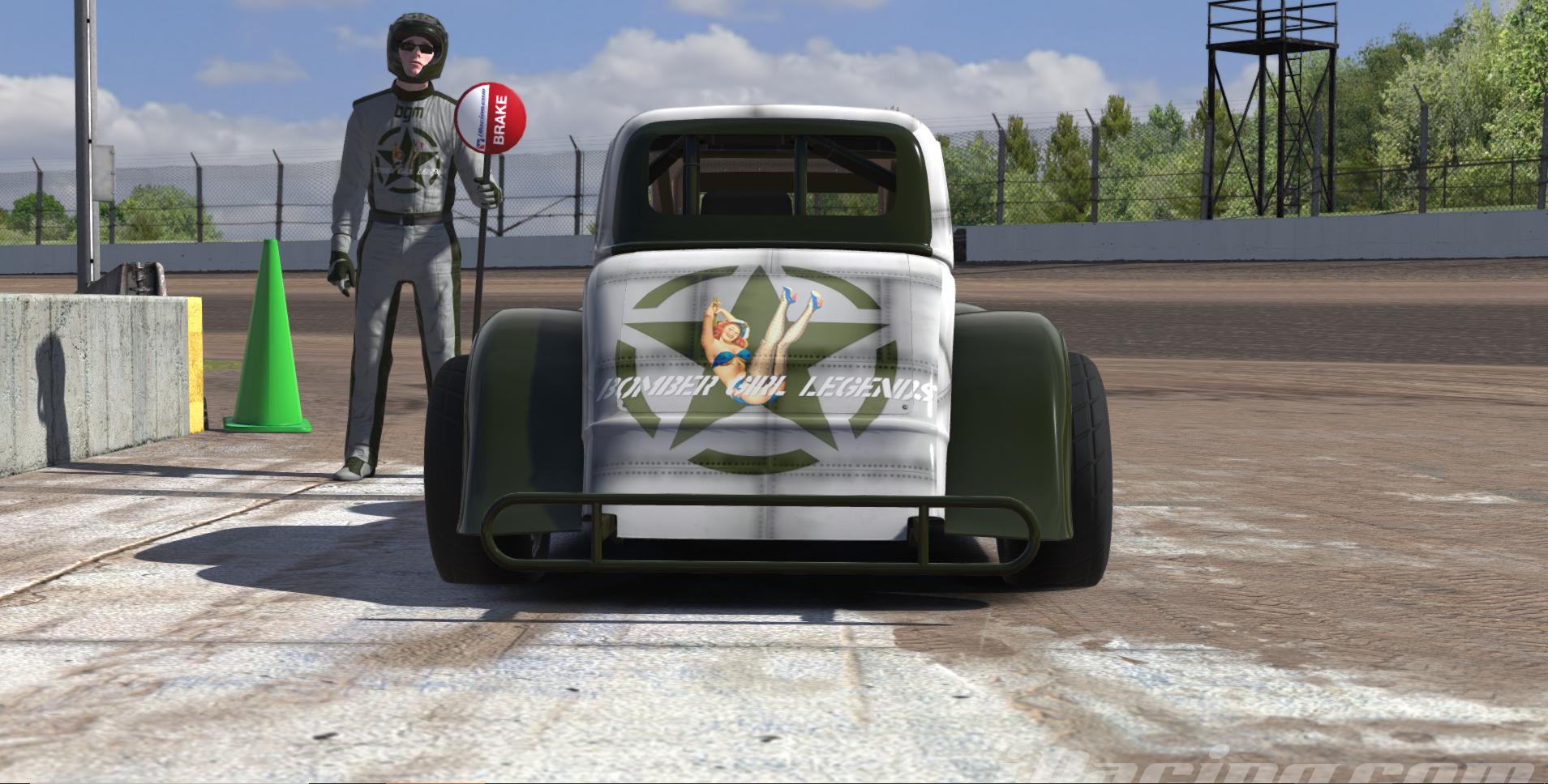 Preview of Bomber Girl Legends Dirt Legends Ford 34 Coupe  by John Tougas