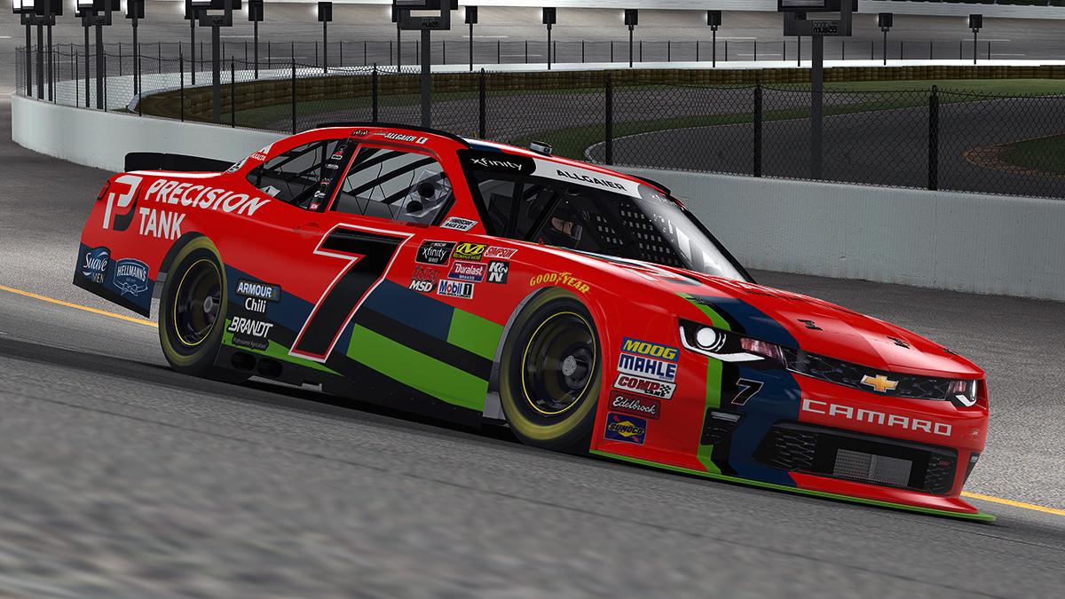 Preview of 2018 Justin Allgaier Precision Tank Chevrolet Camaro by Jordan Erickson