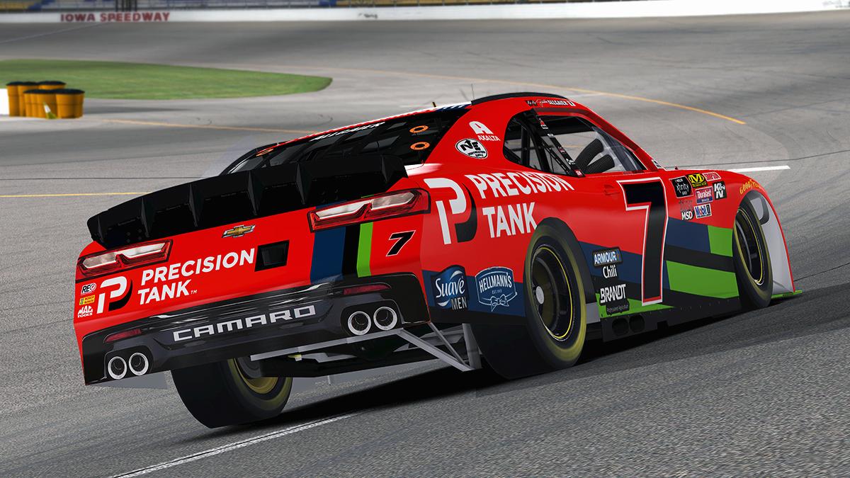 Preview of 2018 Justin Allgaier Precision Tank Chevrolet Camaro by Jordan Erickson