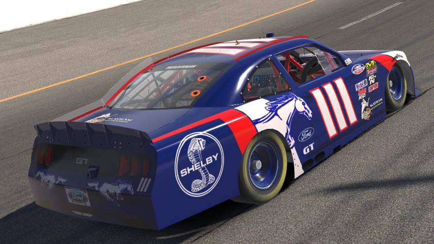 Preview of NASCAR XFINITY Ford Mustang Shelby Car by Jeff Werderman
