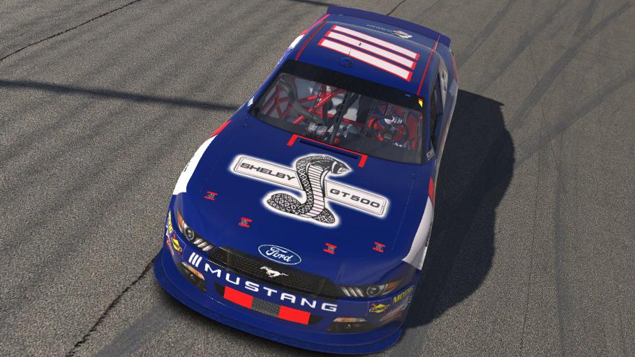 Preview of NASCAR XFINITY Ford Mustang Shelby Car by Jeff Werderman