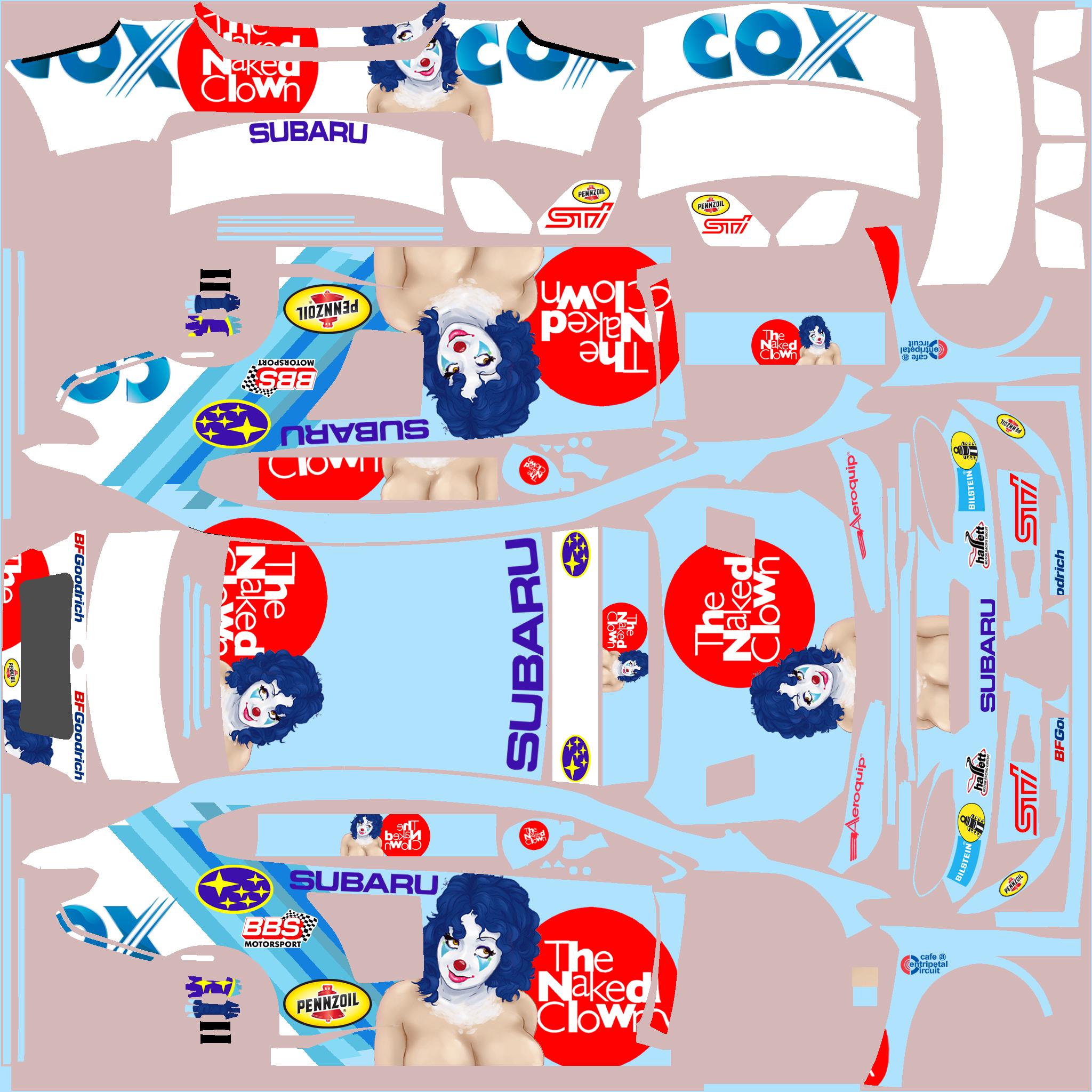 Preview of Subaru Naked Clown by Clyde Coman