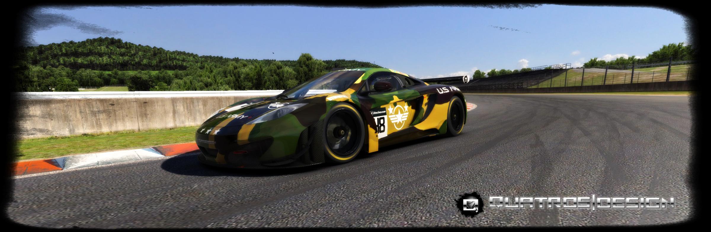 Preview of U.S. Army / McLaren MP4-12C GT3 Custom Camo Paint Scheme by Jose M.