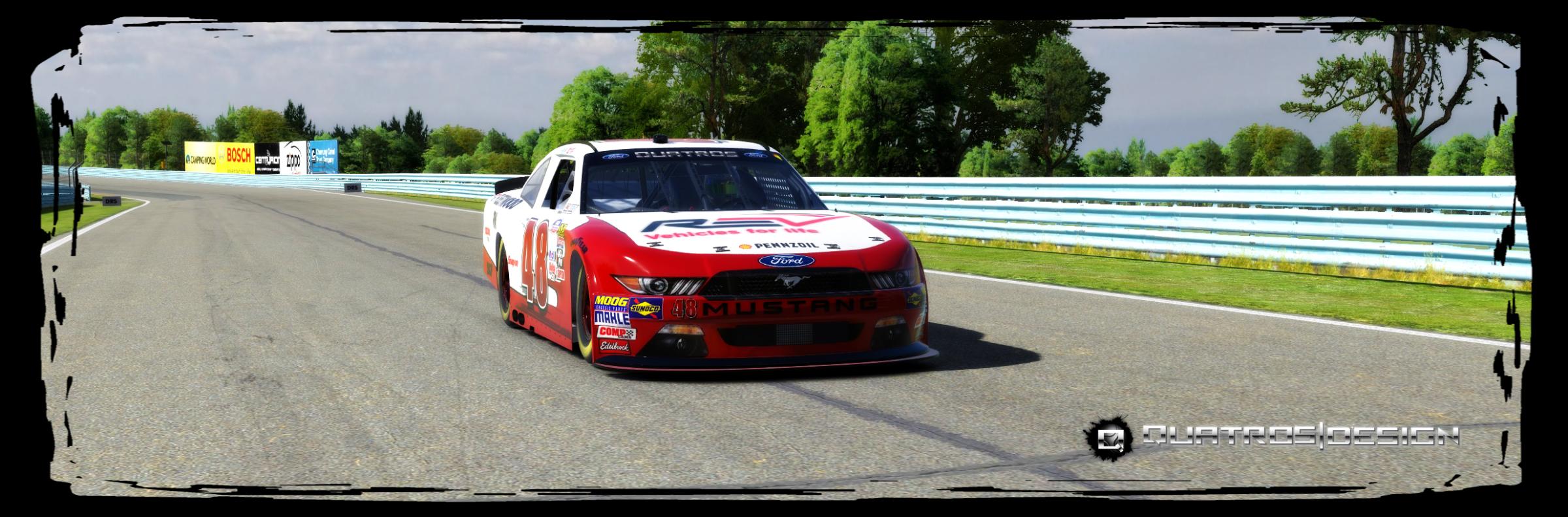 Preview of Fleetwood RV Xfinity Ford Mustang (Joey Logano 2017 Scheme) Custom Paint Scheme by Jose M.