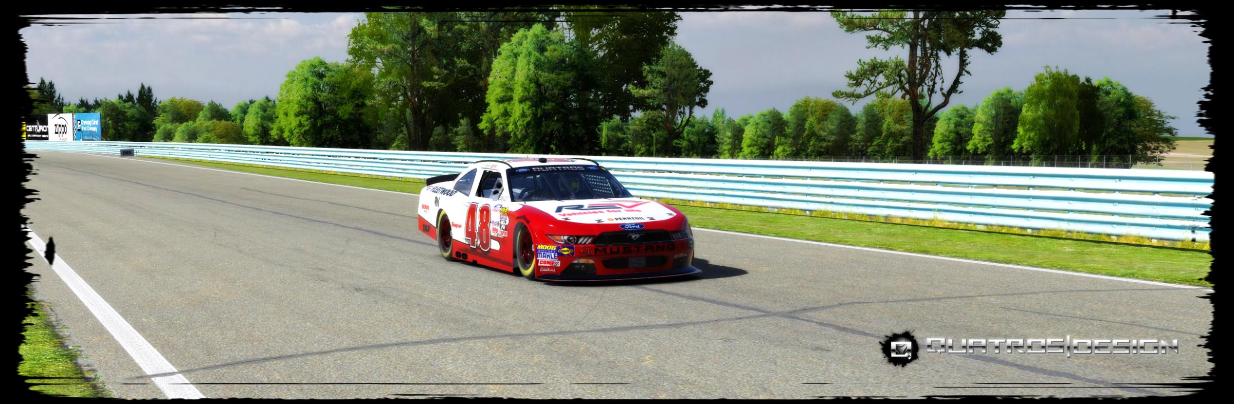 Preview of Fleetwood RV Xfinity Ford Mustang (Joey Logano 2017 Scheme) Custom Paint Scheme by Jose M.