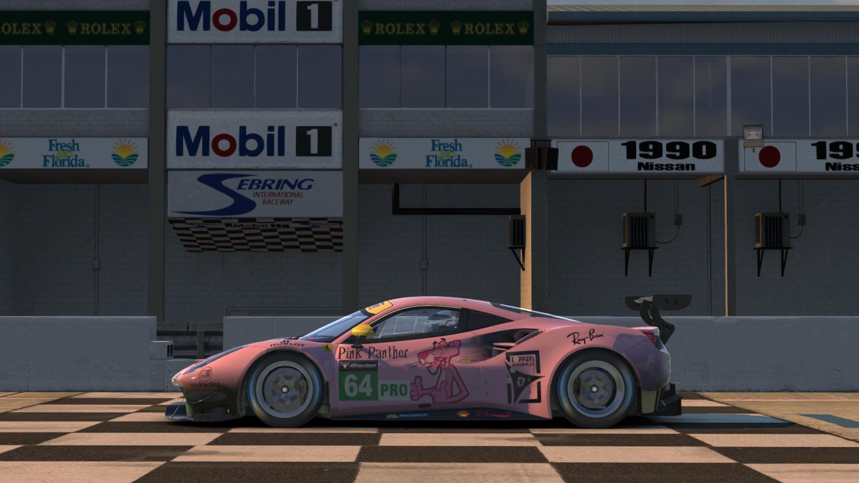 Preview of Pink Panther Ferrari 488 GTE Limited Edition by Ra&uacute;l Alonso