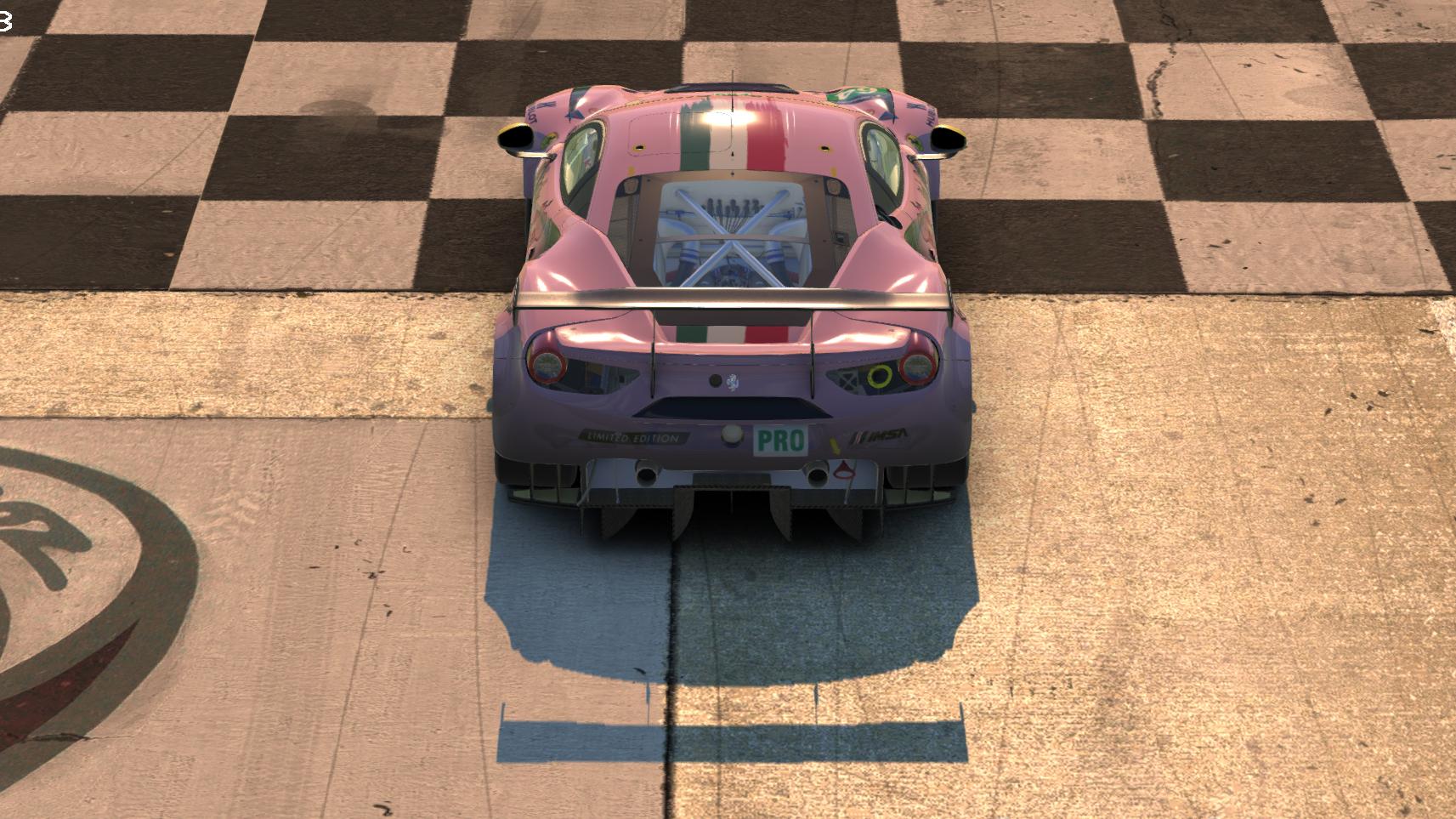 Preview of Pink Panther Ferrari 488 GTE Limited Edition by Ra&uacute;l Alonso