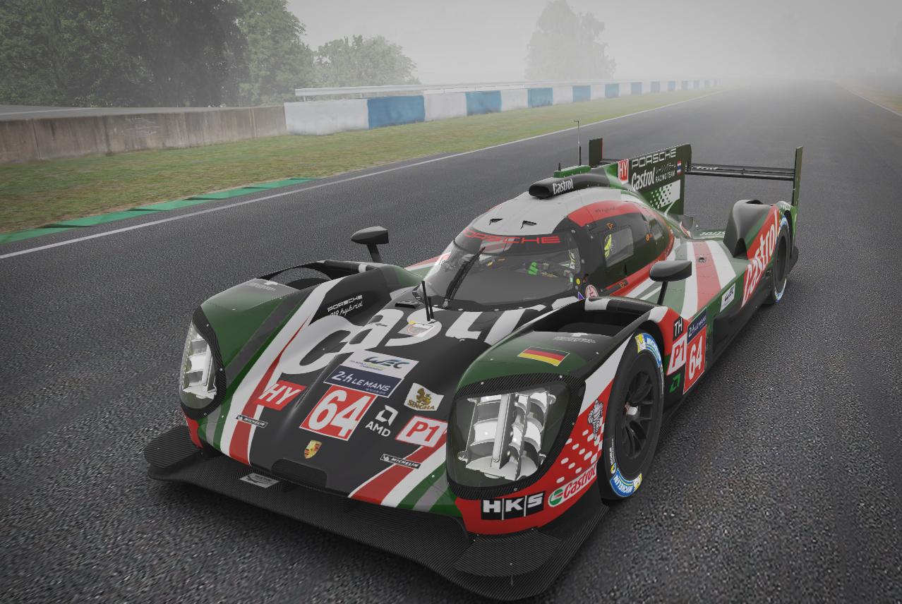 Preview of Porsche 919 Hybrid Green Red Castrol Thai Team Racing by Saroot Suptanont