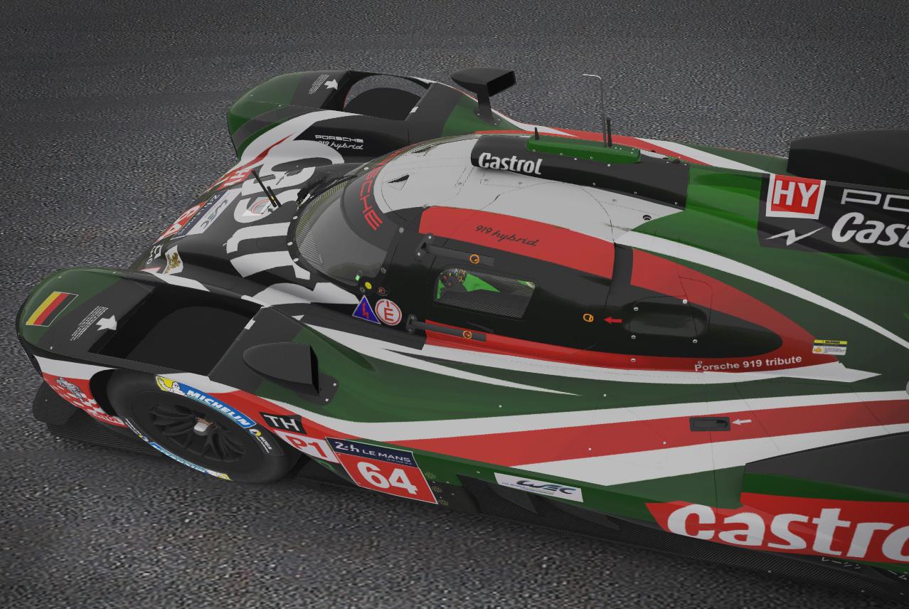 Preview of Porsche 919 Hybrid Green Red Castrol Thai Team Racing by Saroot Suptanont