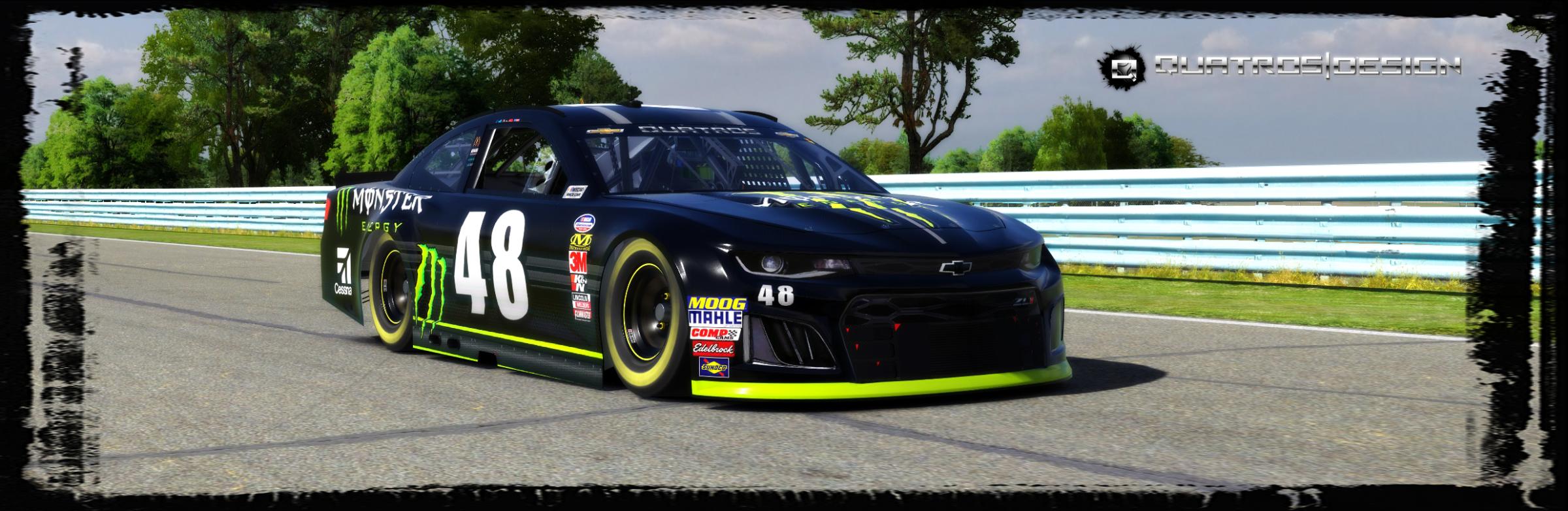 Preview of Monster Energy Chevrolet Camaro ZL1 (Kurt Busch/Chip Ganassi) 2019 Fictional Custom Scheme by Jose M.