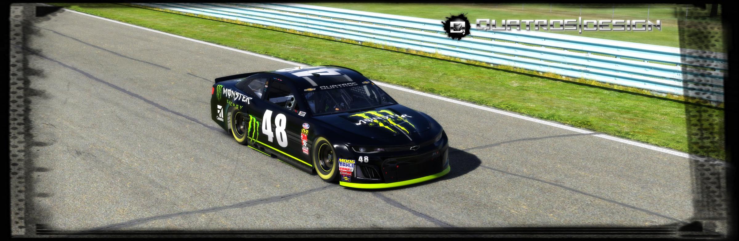 Preview of Monster Energy Chevrolet Camaro ZL1 (Kurt Busch/Chip Ganassi) 2019 Fictional Custom Scheme by Jose M.