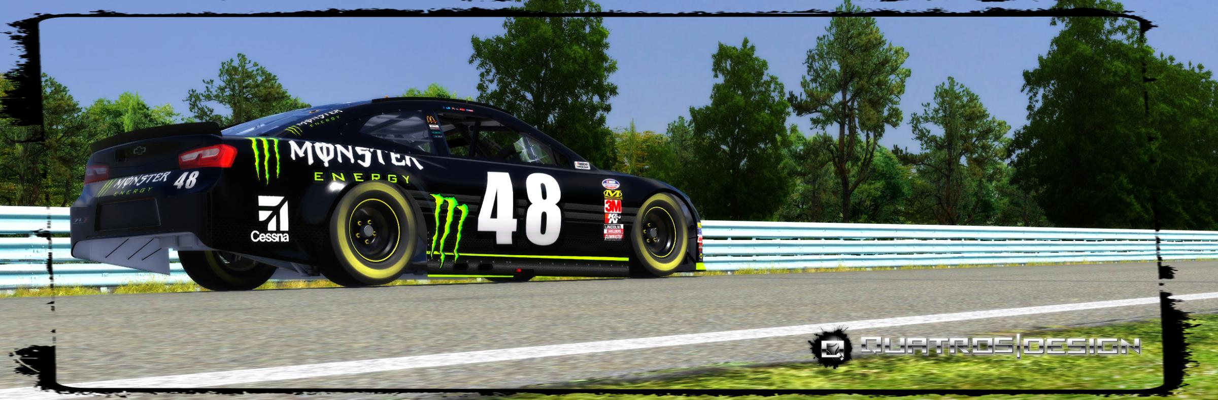 Preview of Monster Energy Chevrolet Camaro ZL1 (Kurt Busch/Chip Ganassi) 2019 Fictional Custom Scheme by Jose M.
