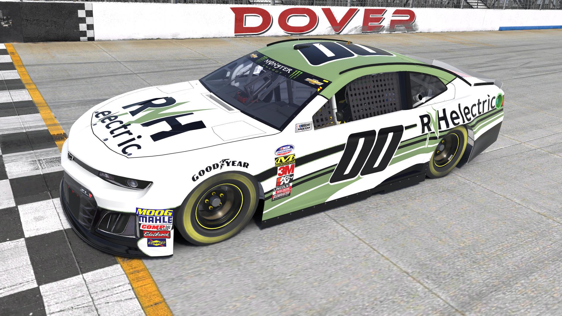 Preview of 2018 #00 Landon Cassill RNH Electric Chevrolet Camaro ZL1 by Marshall Newton