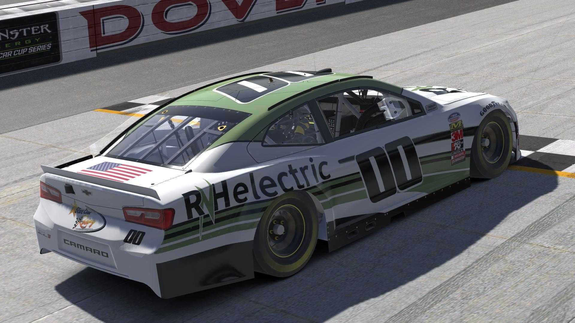 Preview of 2018 #00 Landon Cassill RNH Electric Chevrolet Camaro ZL1 by Marshall Newton