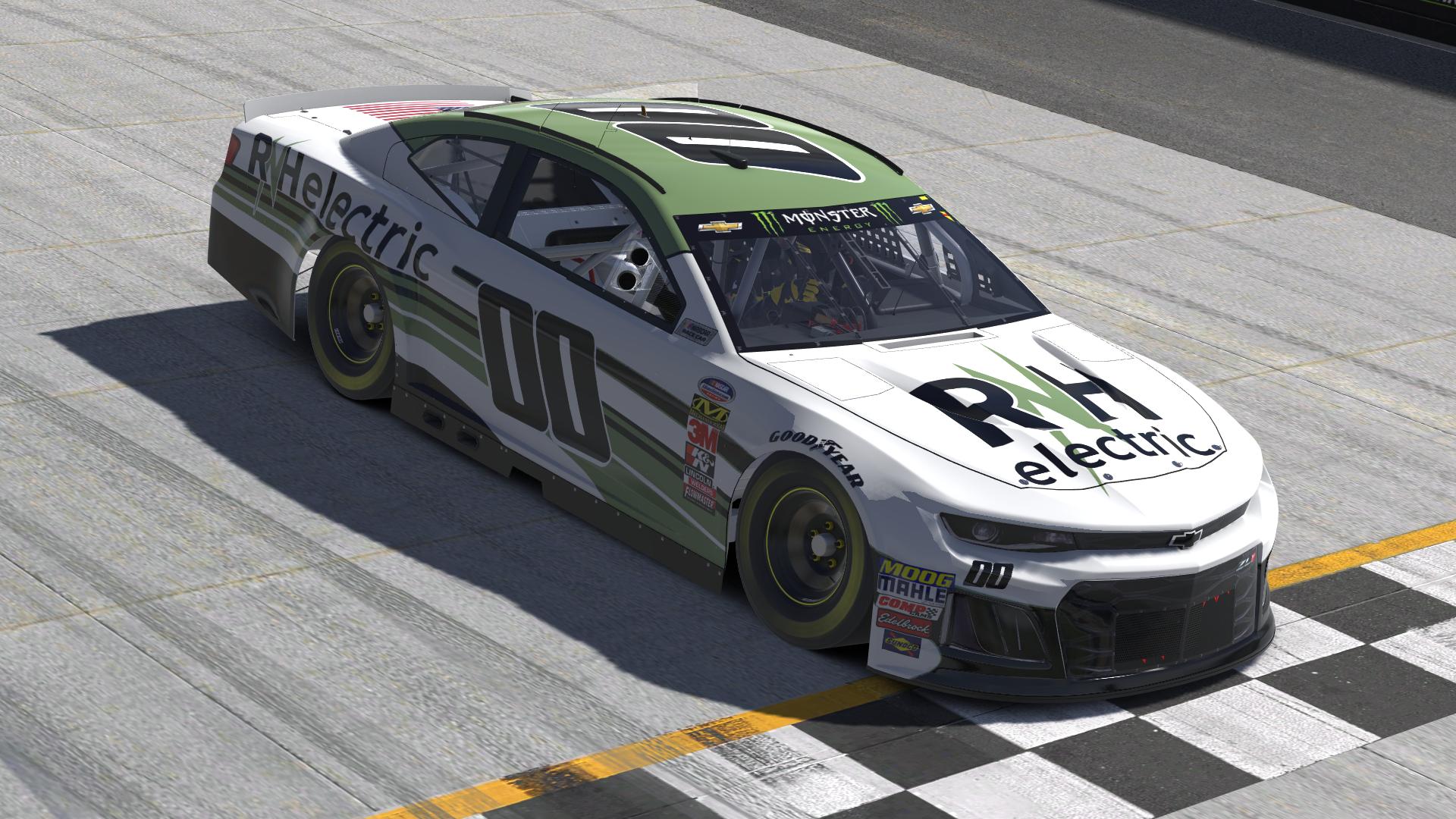 Preview of 2018 #00 Landon Cassill RNH Electric Chevrolet Camaro ZL1 by Marshall Newton