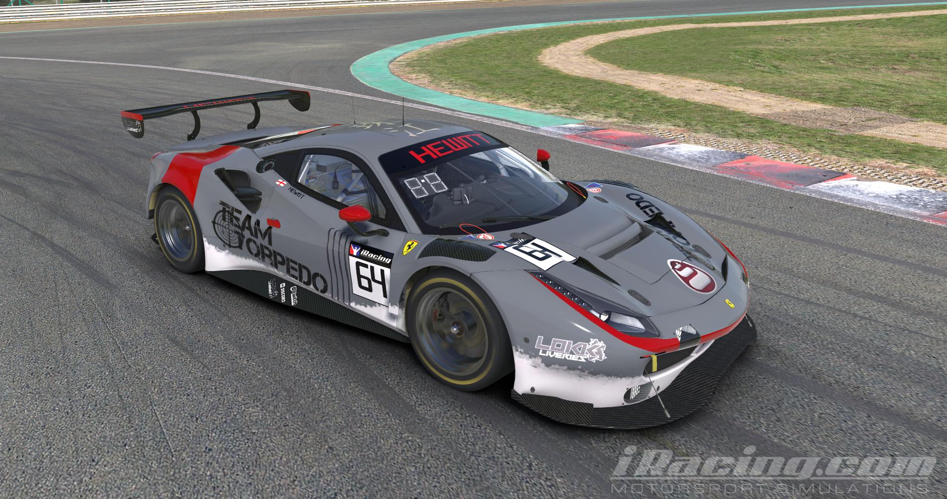 Preview of Team Torpedo Ferrari 488 GT3 Ryan The Torpedo Hewitt Edition by Jake Riddington