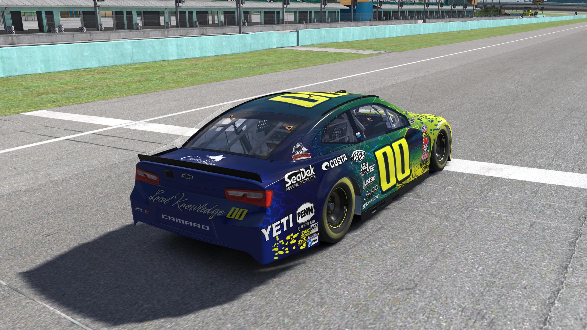 Preview of 2018 #00 Landon Cassill Local Knowledge Chevrolet Camaro by Marshall Newton