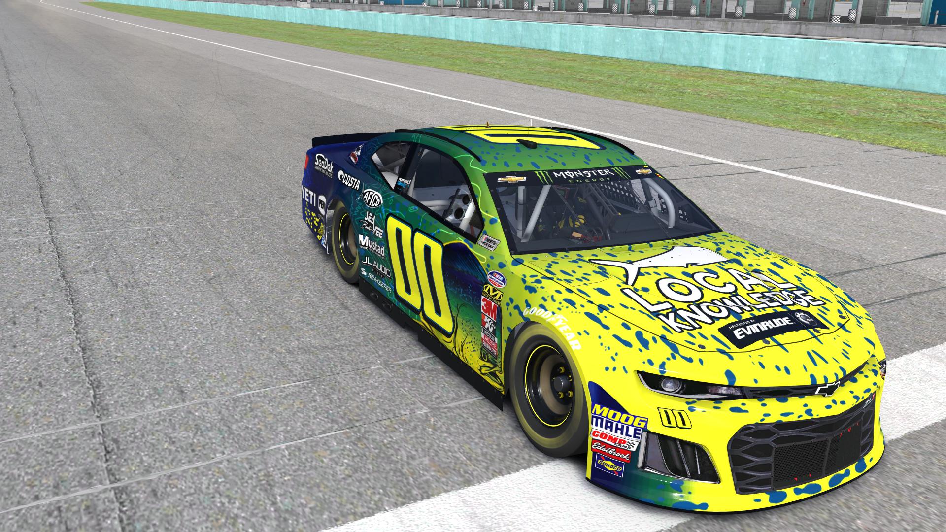 Preview of 2018 #00 Landon Cassill Local Knowledge Chevrolet Camaro by Marshall Newton