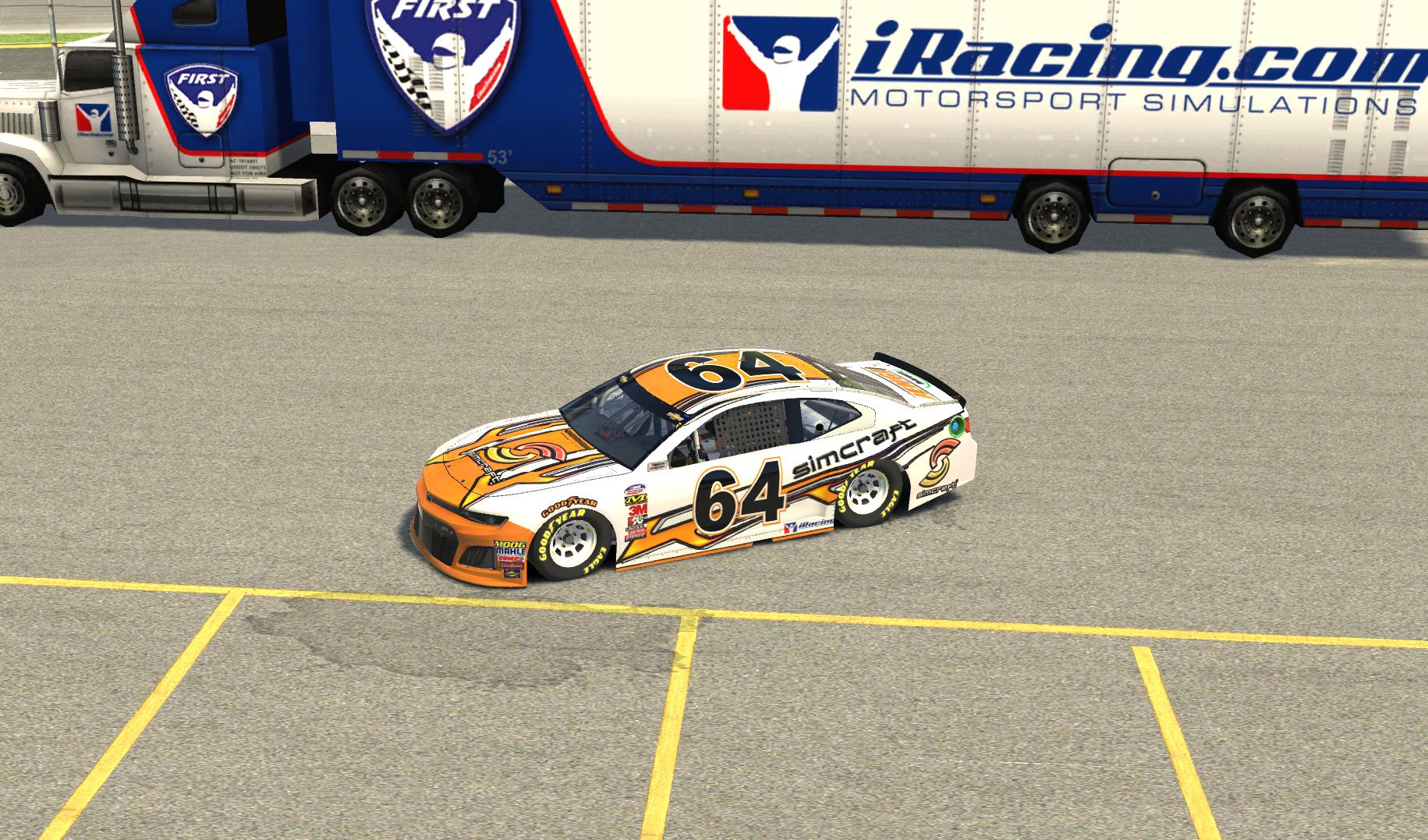 Simcraft Racing Static Chevrolet Camaro ZL1 Simcraft Car by Gregg Myers - Trading Paints