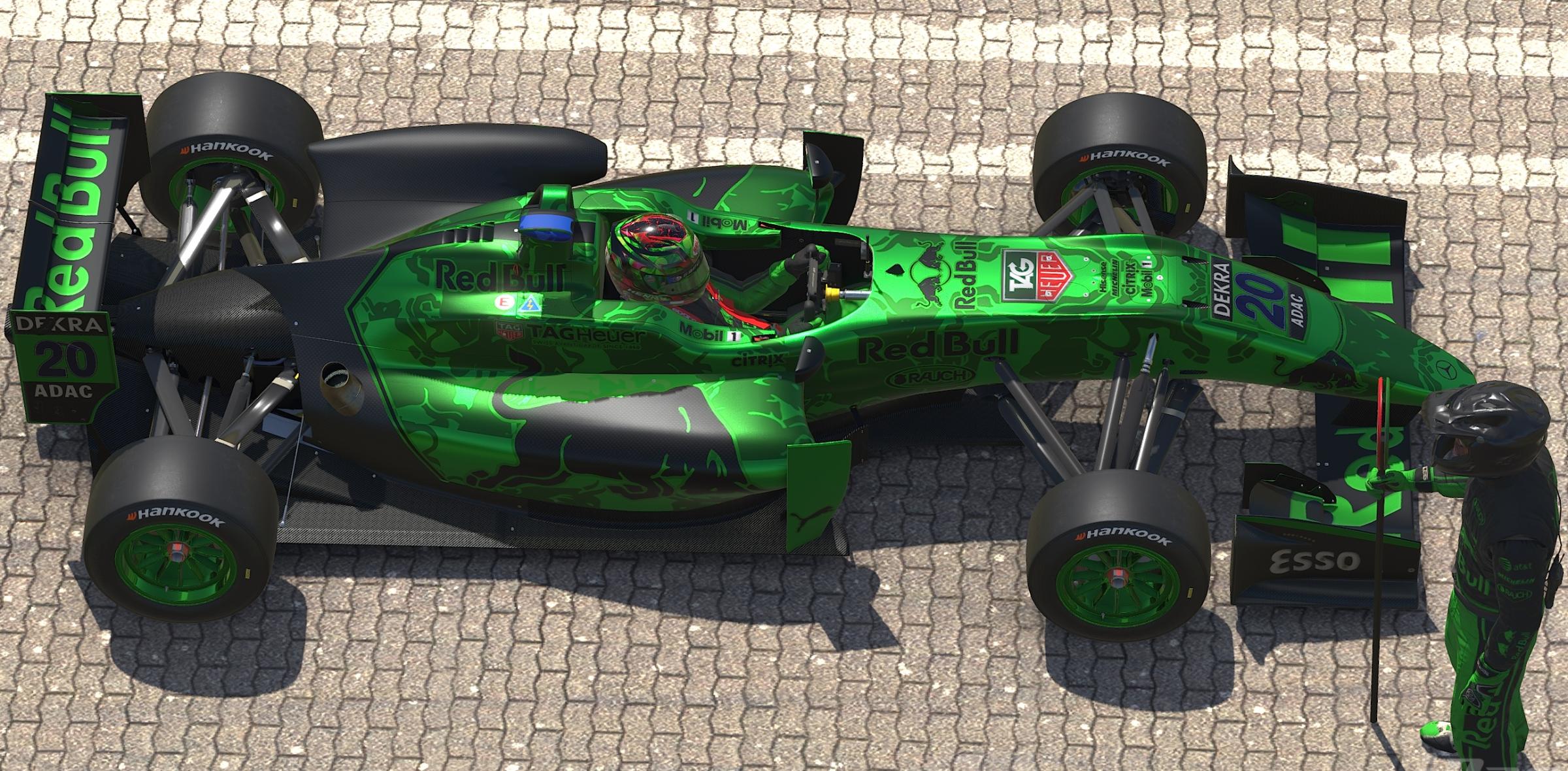 RedBull Dallara F312 F3 - Green by Robert JL Henry - Trading Paints