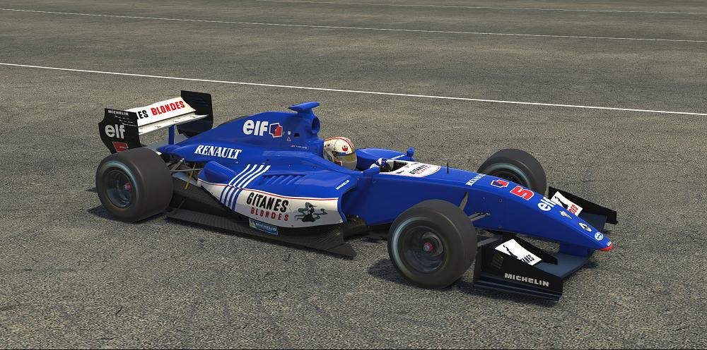 Preview of Gitanes Ligier-Renault JS39 (FR3.5) by Bruce Funderburg