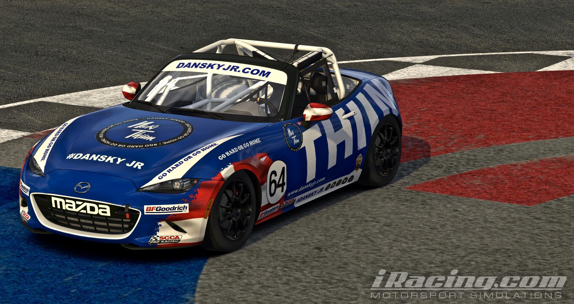 Mazda MX5 2016 Nicki Thiim 2019 by Geoffrey Collignon - Trading Paints