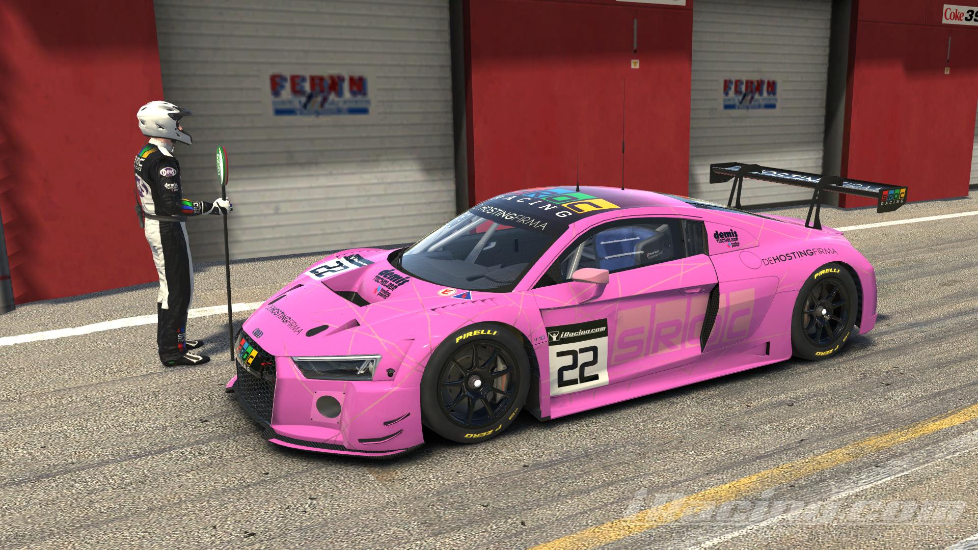 Preview of Audi R8 LMS GT3 SROC Pink by Demis Tigchelaar