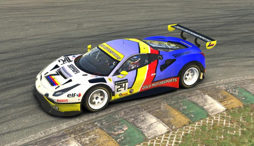 Preview of Zulu Ferrari GT3 Yellow by Kevin Vollmar