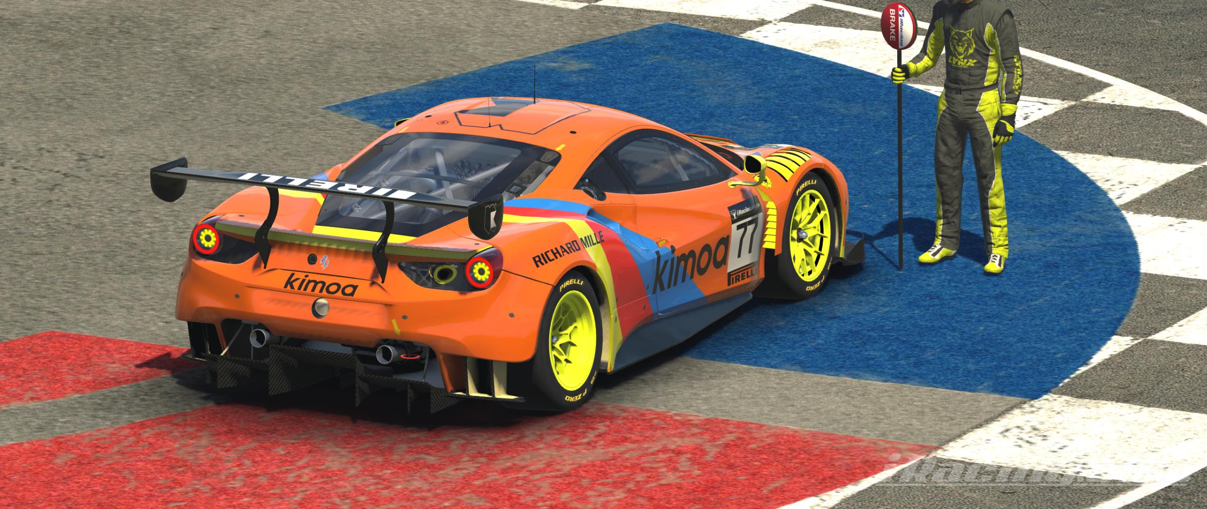 Preview of Ferrari 488 GT3 KIMOA EDITION by Daniel Lema