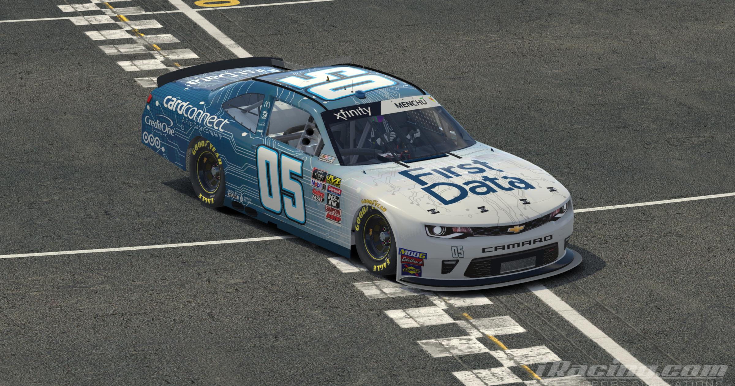 Preview of Kyle Larson First Data -2017  by Jackson Menchu