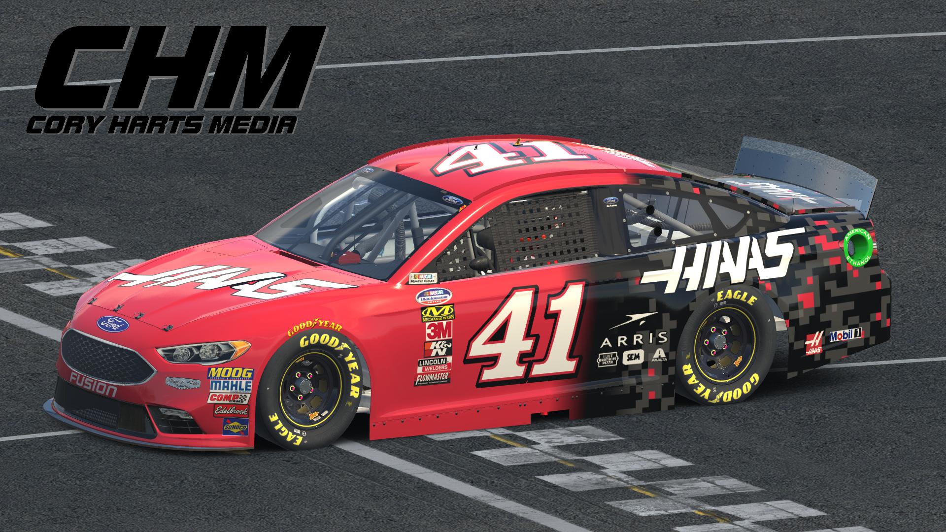 Preview of Daniel Suarez Haas Automation Ford (Without Number) by Cory H Harts