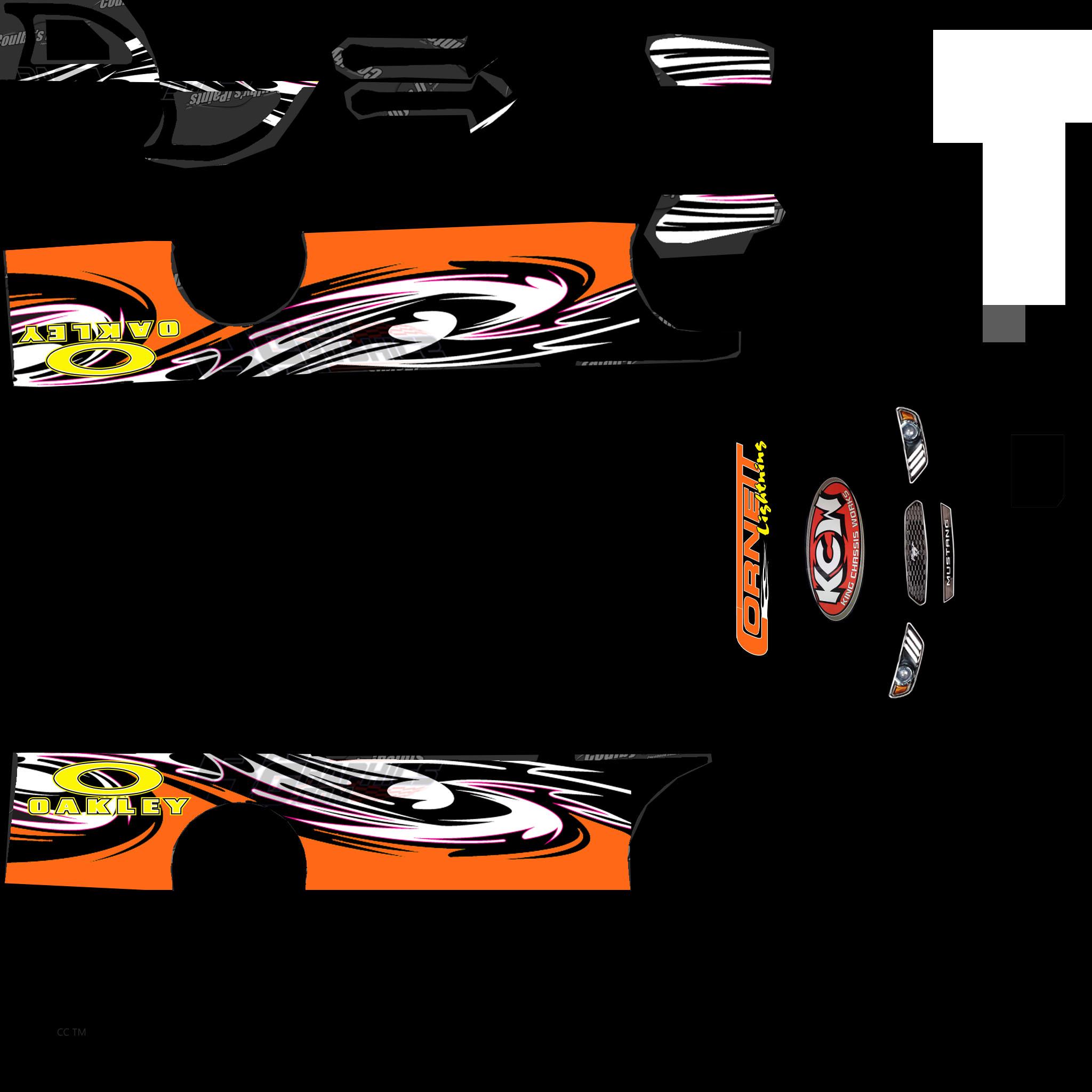 Preview of Dirt Late Model Coulbys iPaints Smart Template Team Car by Drey Maddox