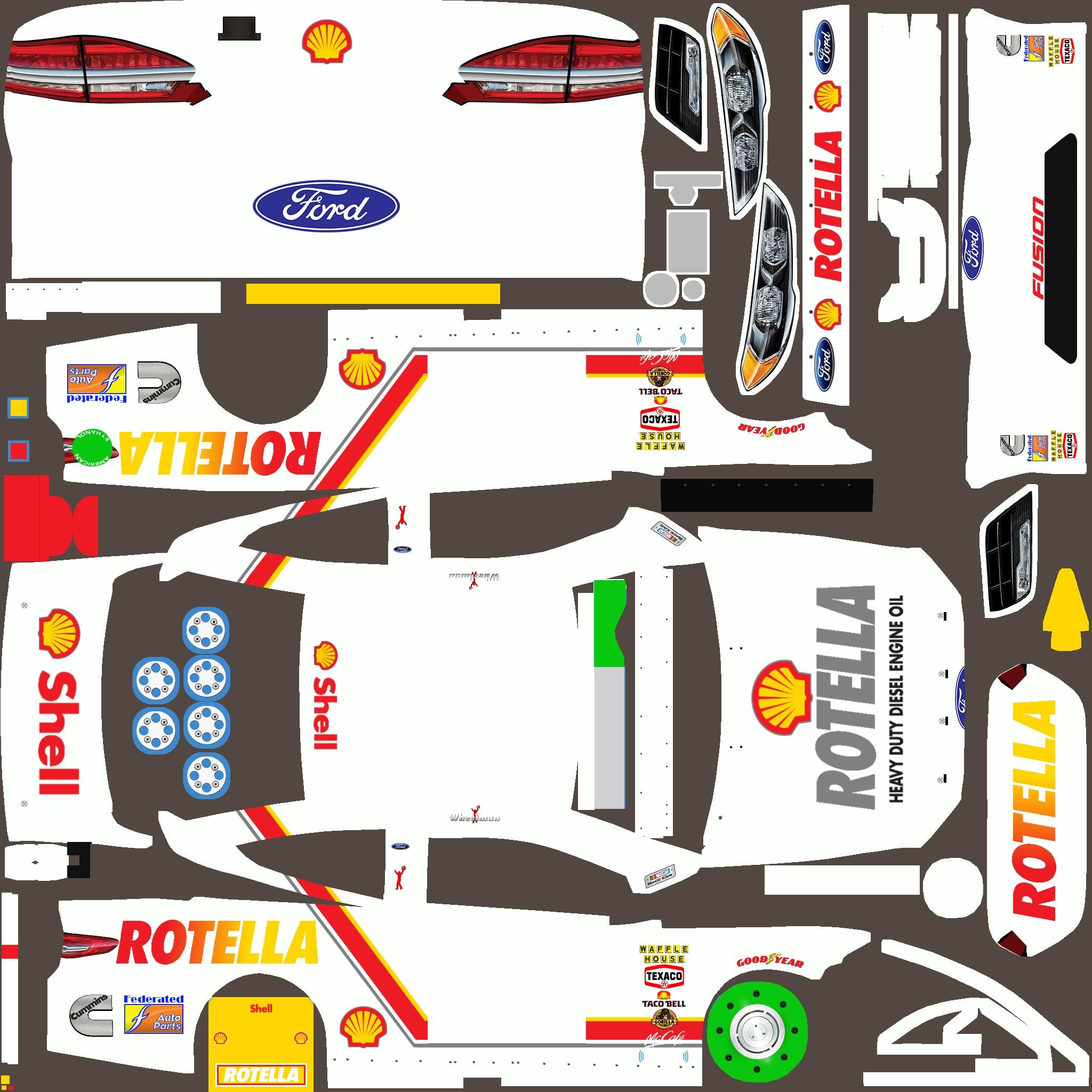 Preview of Ultimate Shell Rotella Ford Fusion by JW Salyers