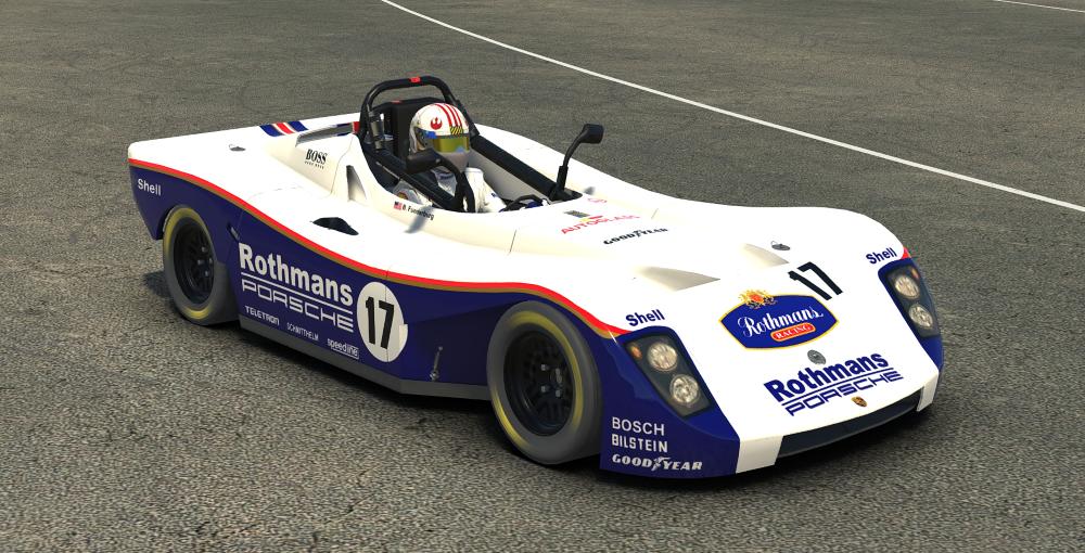 Preview of Rothmans Porsche 962 (SRF) - custom numbers by Bruce Funderburg