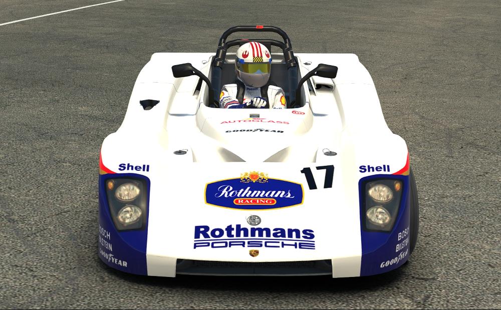 Preview of Rothmans Porsche 962 (SRF) - custom numbers by Bruce Funderburg
