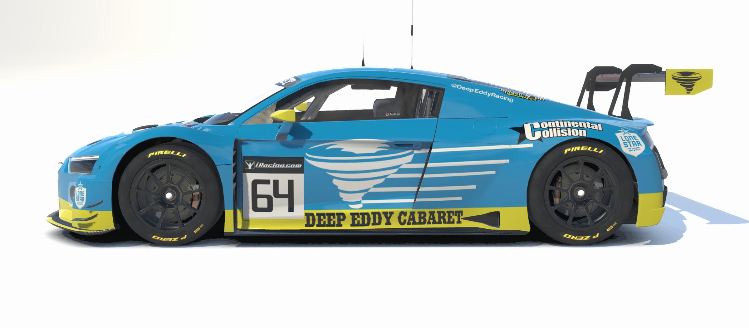Audi R8 Deep Blue DEEP EDDY RACING Audi R8 LMS GT3 BLUE by Chris Uglietta - Trading Paints