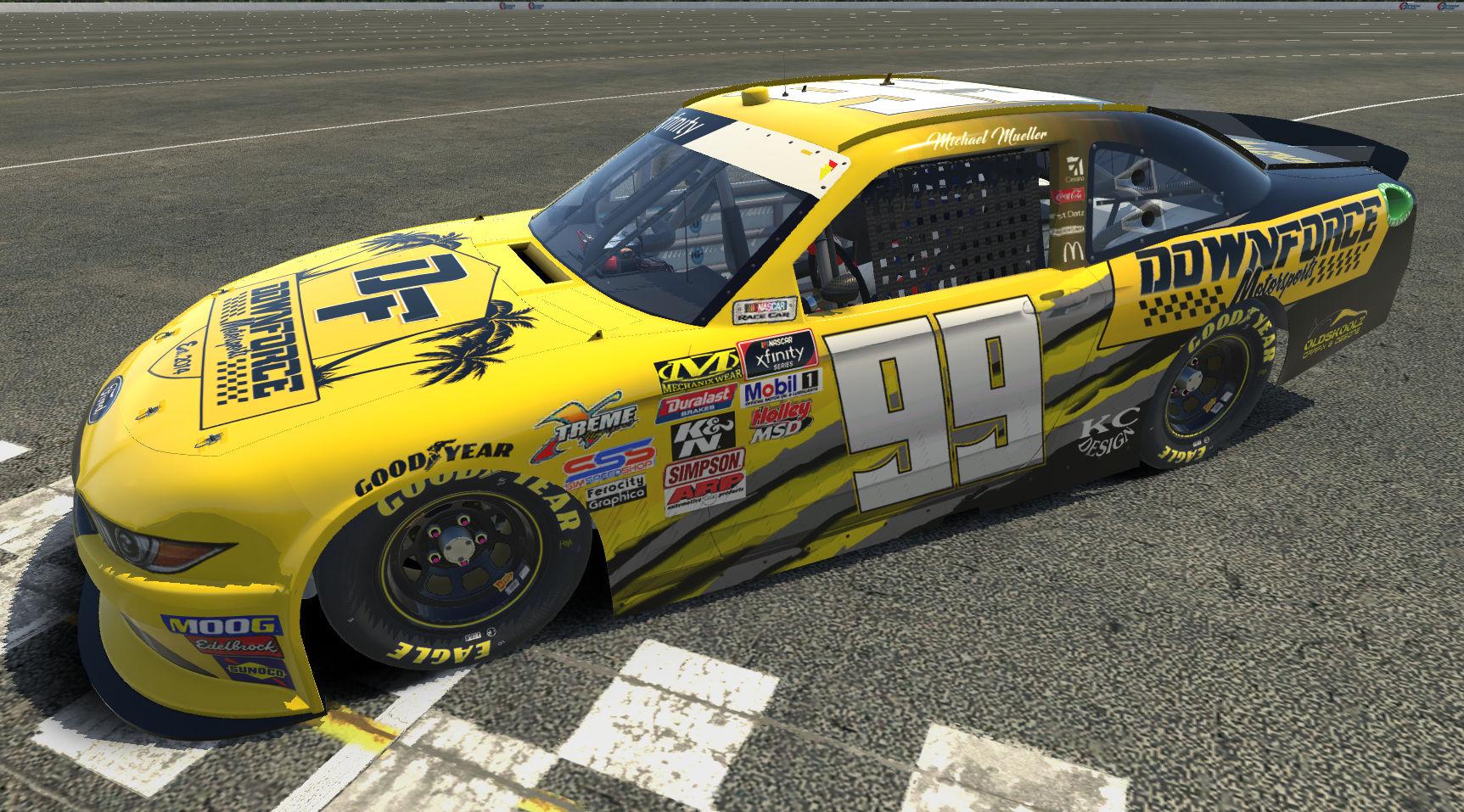 Preview of DownForce Motorsports Team Xfinity Car #99 by KC Duncan