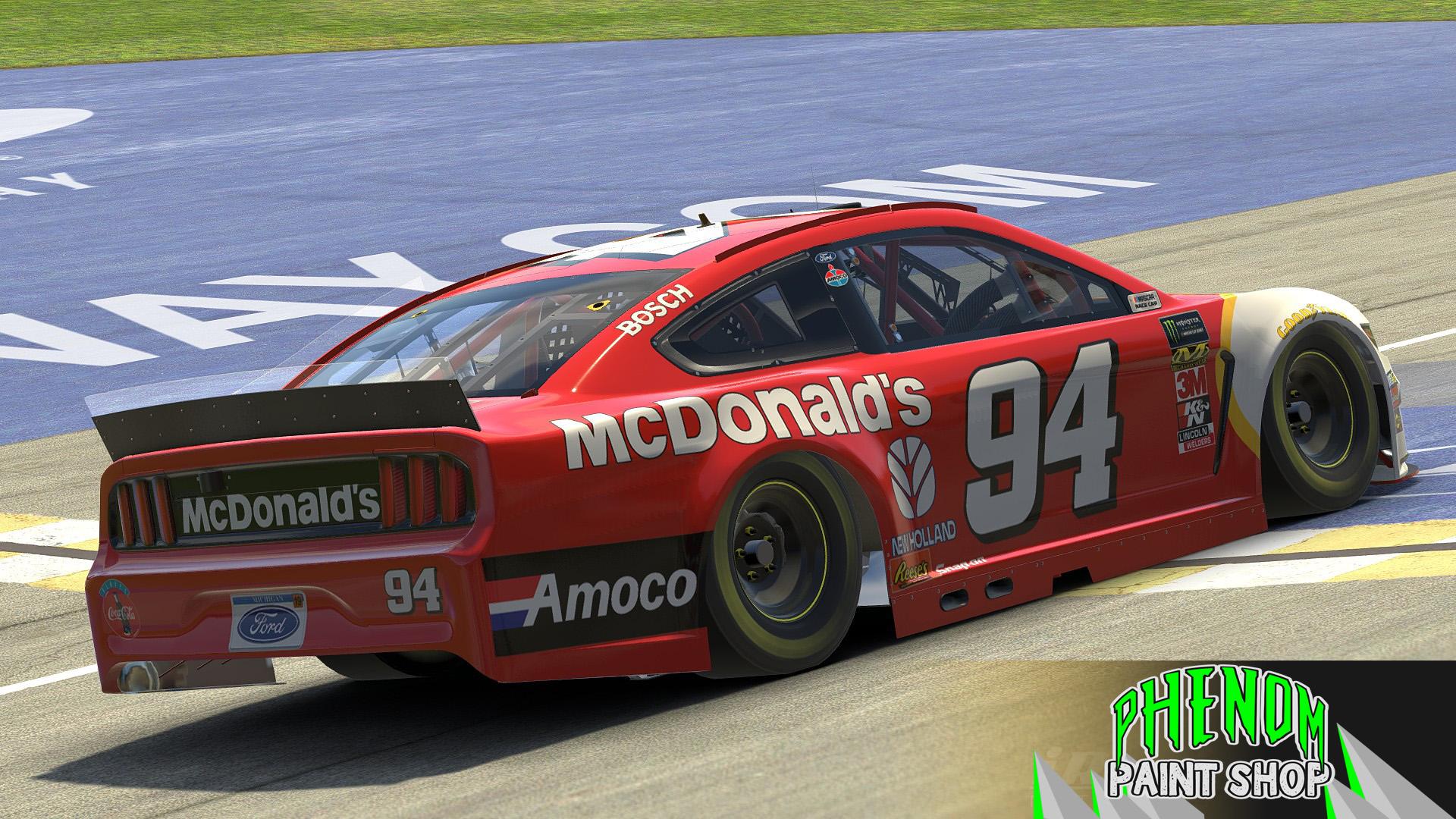 1996 Bill Elliott McDonalds NUMBERED by Tony Hilbrands - Trading 