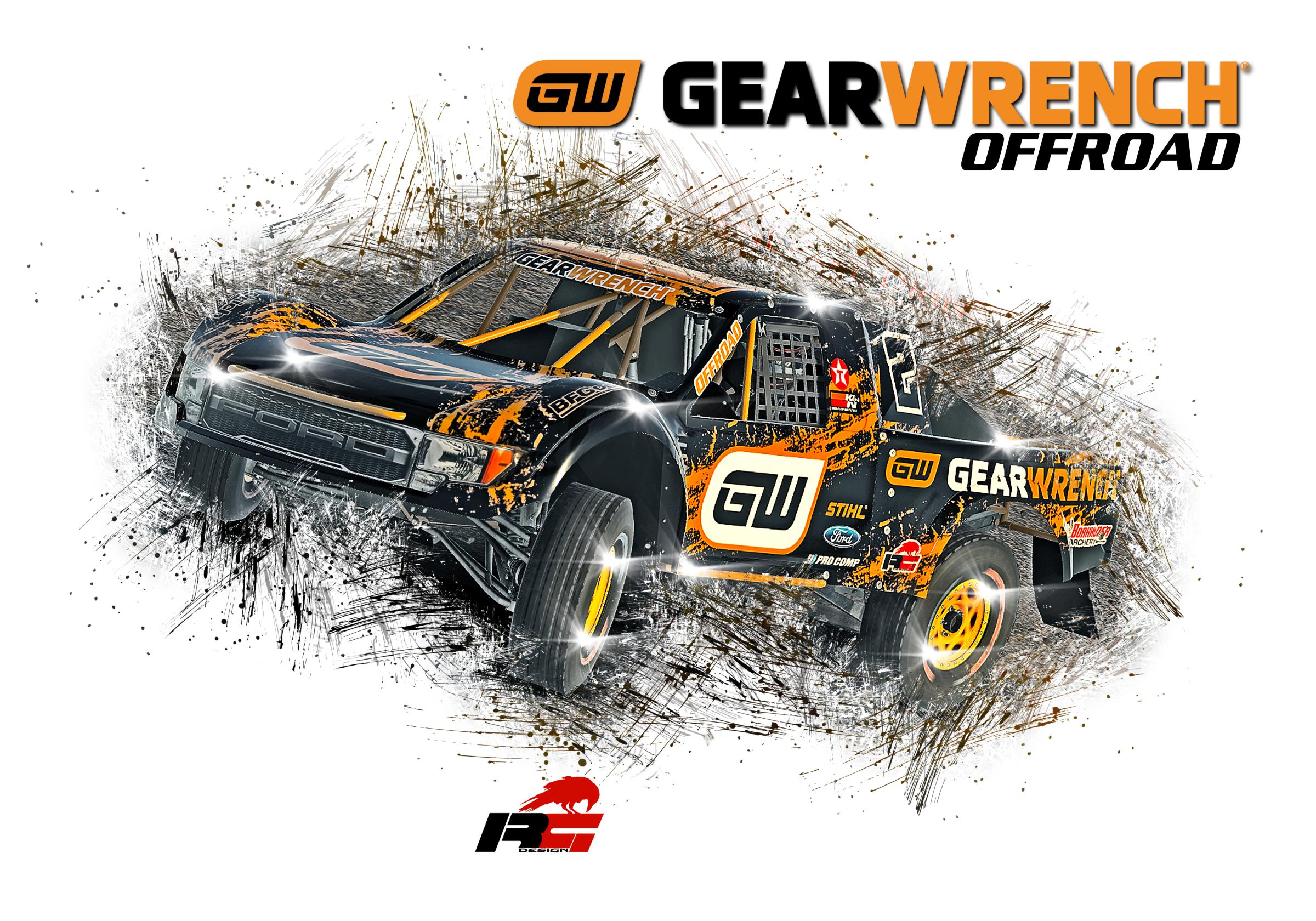 Gw Racing Disc GW Pro4 Stadium Truck with Ford 2019 v3 by Doyle Lowrance - Trading Paints